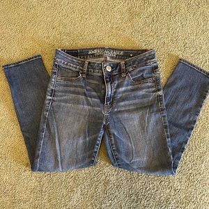 American Eagle Hi-Rise Jegging Crop Super Stretch Jeans